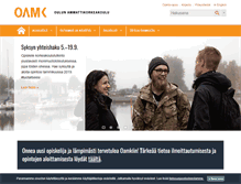 Tablet Screenshot of oamk.fi